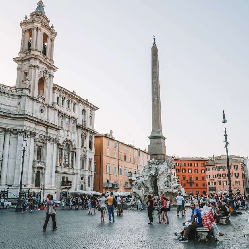 piazza navona in rome italy