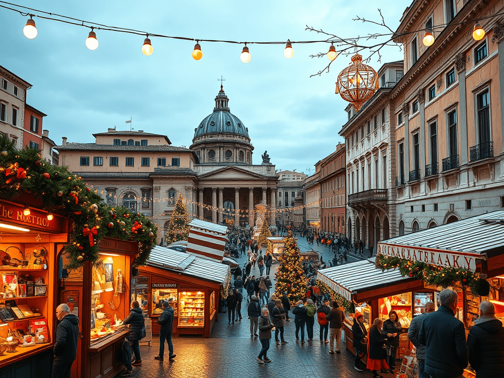 Roma Noel Pazarları: Mutlaka Görülmesi&nbsp;Gerekenler